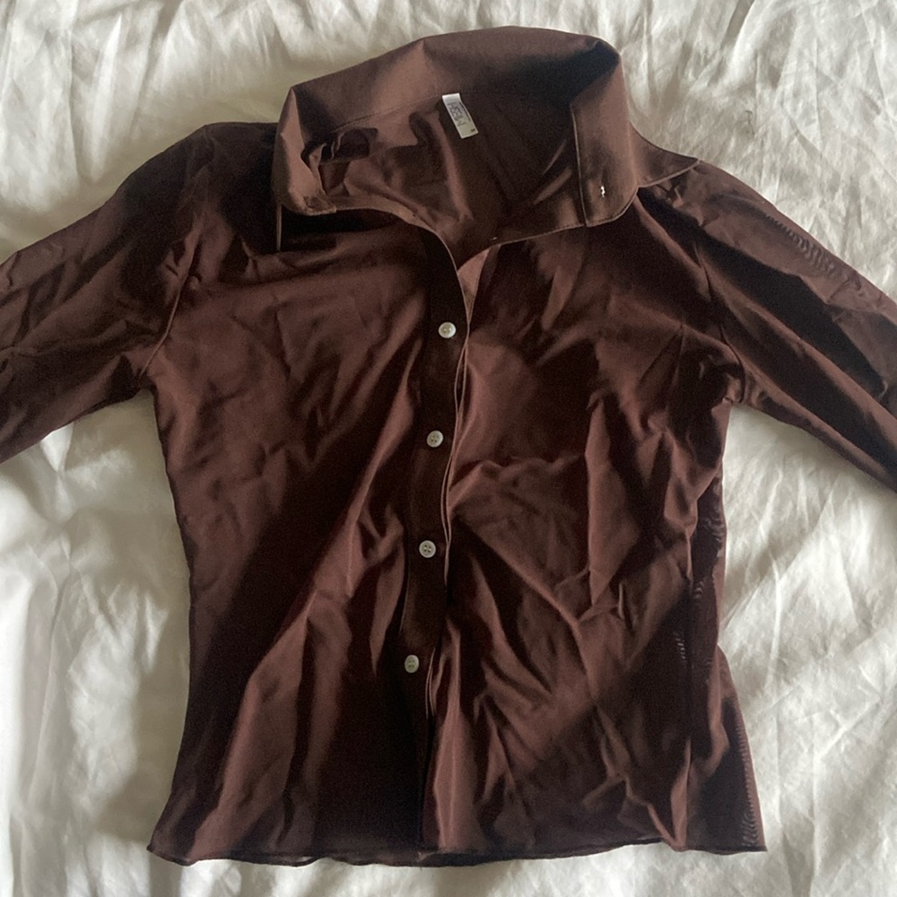 Los Ángeles Apparel Mesh Button down